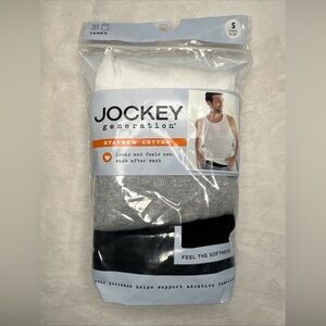 Jockey Generation Men's Tanks  3 Pk  Size Small  Chest 34-36”